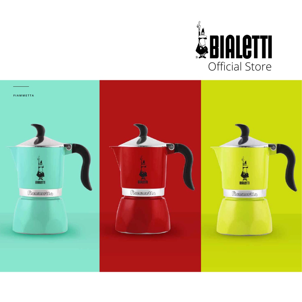 Bialetti Moka Express Fiammetta Series Mokapot Espresso Coffee Maker