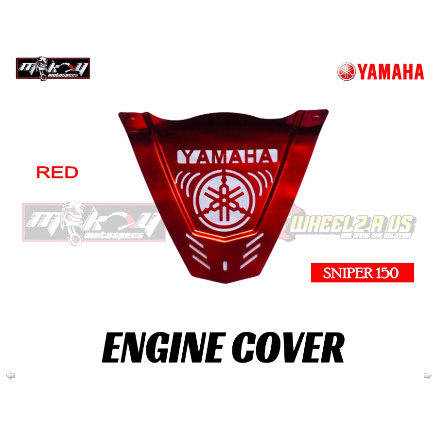 YAMAHA GENUINE ENGINE COVER FOR SNIPER 150 Choose Color Shopee