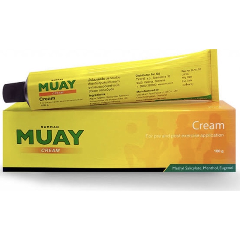 Authentic Thailand Namman Muay Analgesic Cream G Shopee Philippines