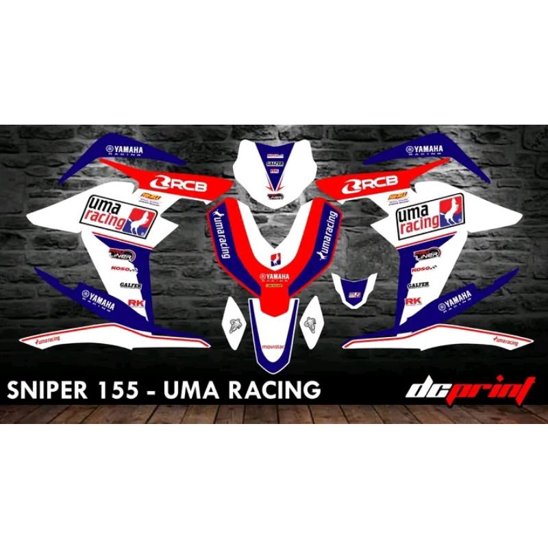 Sniper Yamaha Full Decals Uma Racing Shopee Philippines