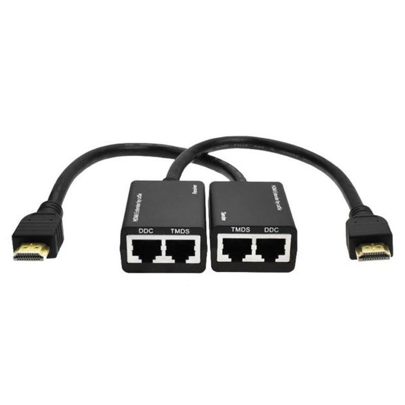 Hdmi Over Rj Cat E Cat Utp Lan Ethernet Extender Repeater P D