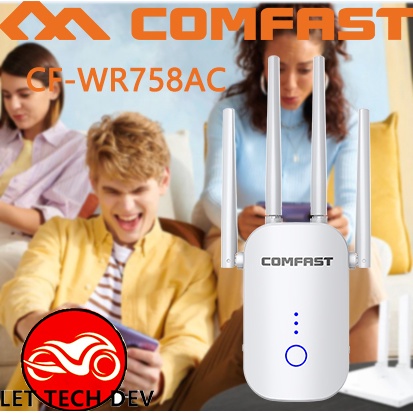 Comfast Cf Wr Ac V Mbps Wifi Extender Mini Wireless Route Dual