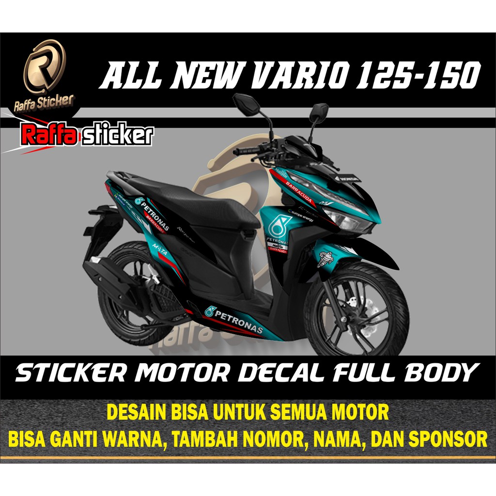 Decal VARIO New Facelift 125 150 Petronas Decal Sticker All New Honda