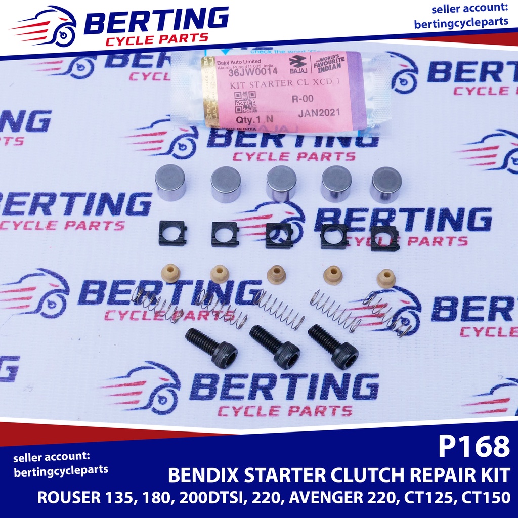 STARTER CLUTCH REPAIR KIT BENDIX Rouser 135 180 200 DTSI Old 220 CT150