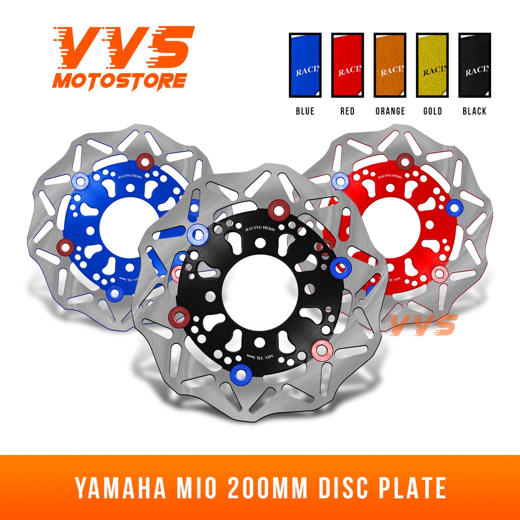 Yamaha Mio Lighten Disc Plate 200mm Disc Pad Disc Brake 4 Holes For Mio