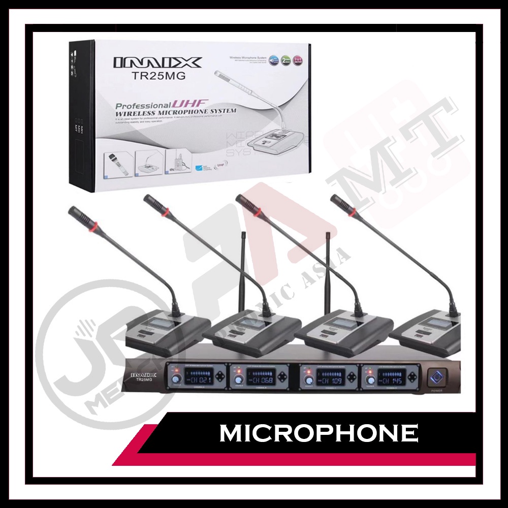 Imix Trident Tr Mg Professional Wireless Microphone System Uhf