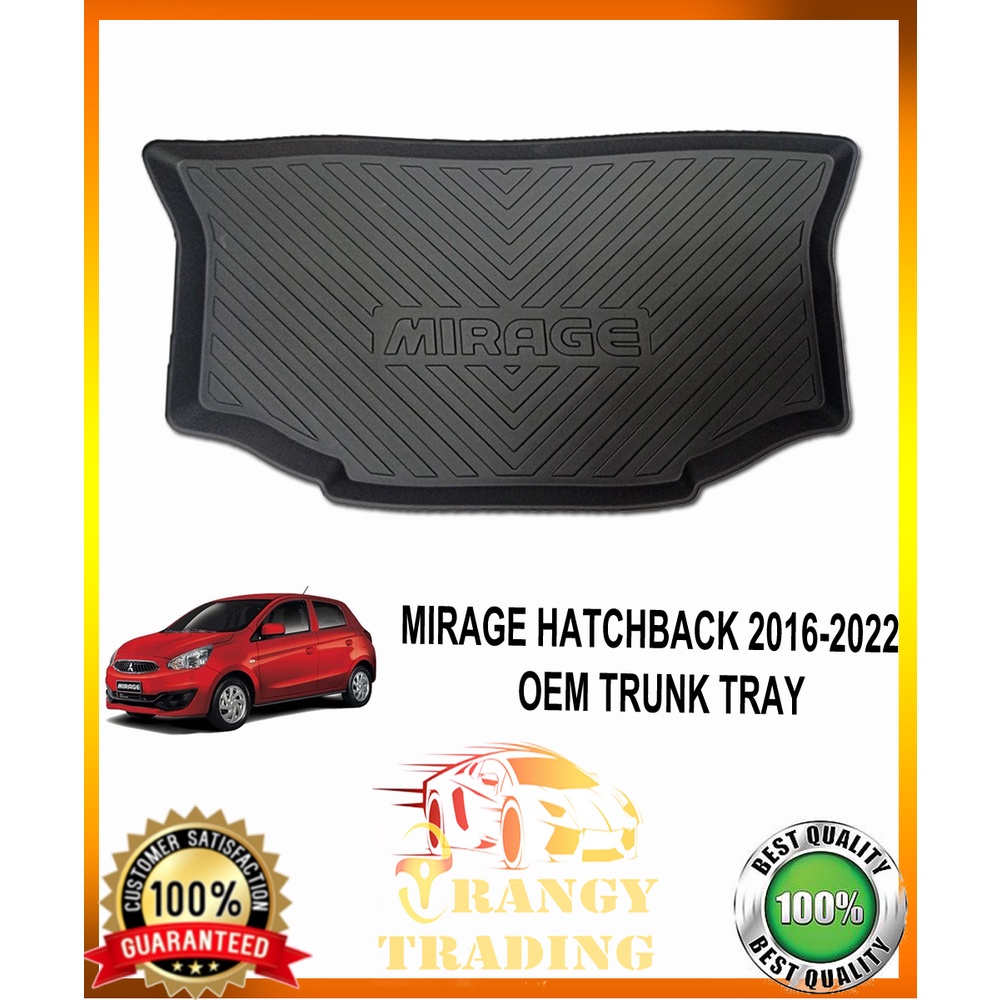 Mitsubishi Mirage Hatchback 2014 To 2023 Trunk Cargo Tray W OR W O