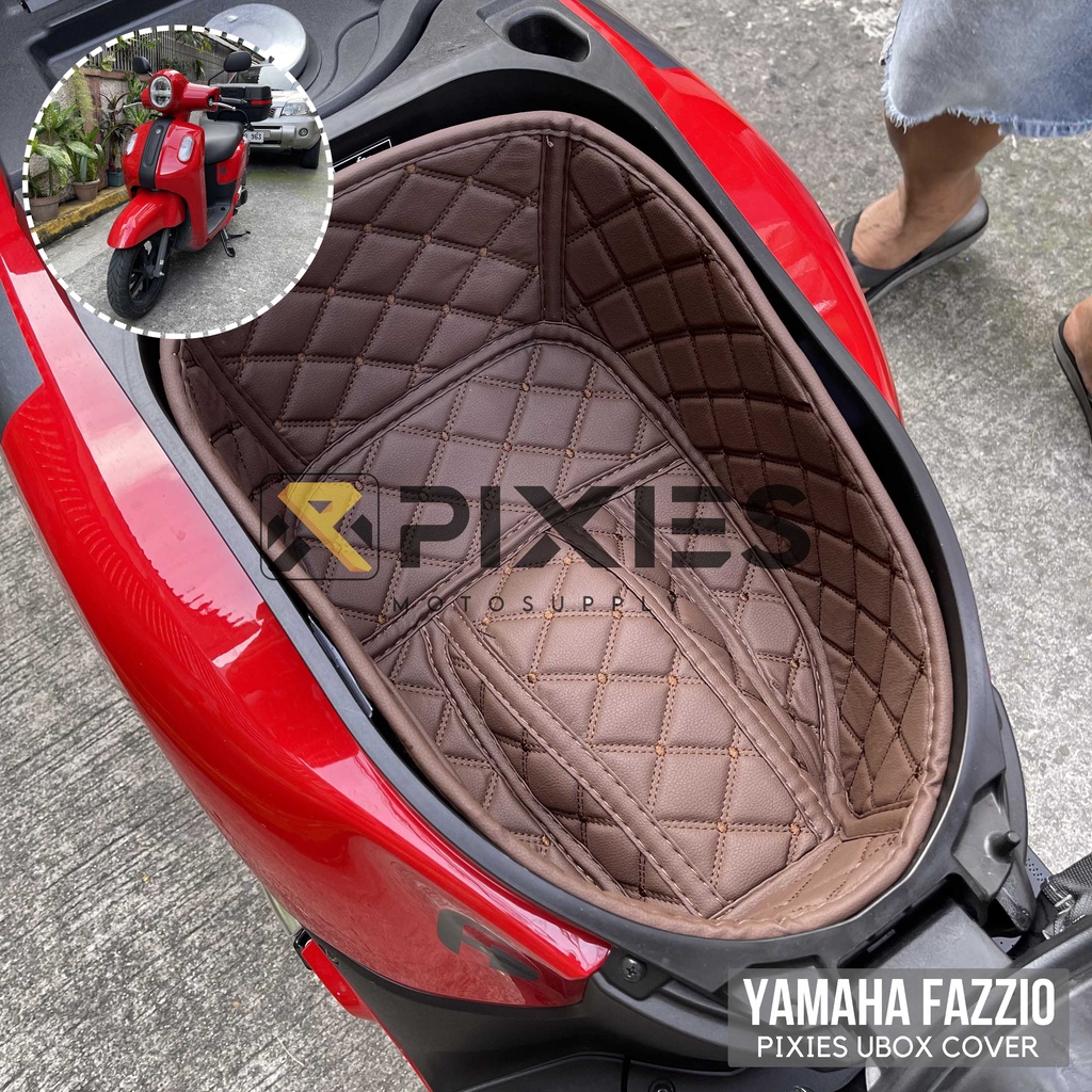 Yamaha Fazzio Pixies Ubox Seat Compartment Cover Shopee Philippines