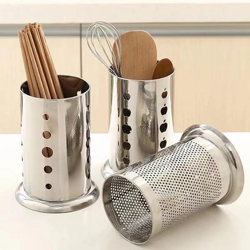 Mk Stainless Steel Spoon And Fork Holder Drainer Kitchen Organizer