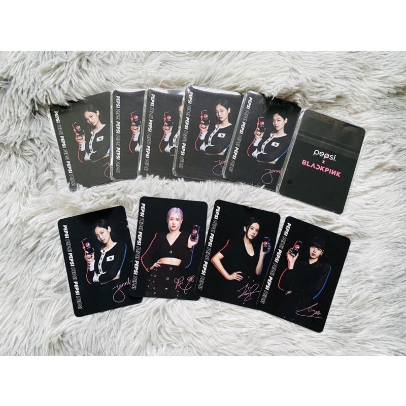 Pepsi Card Blackpink Photocard Malaysia Limited Edition Ver Shopee