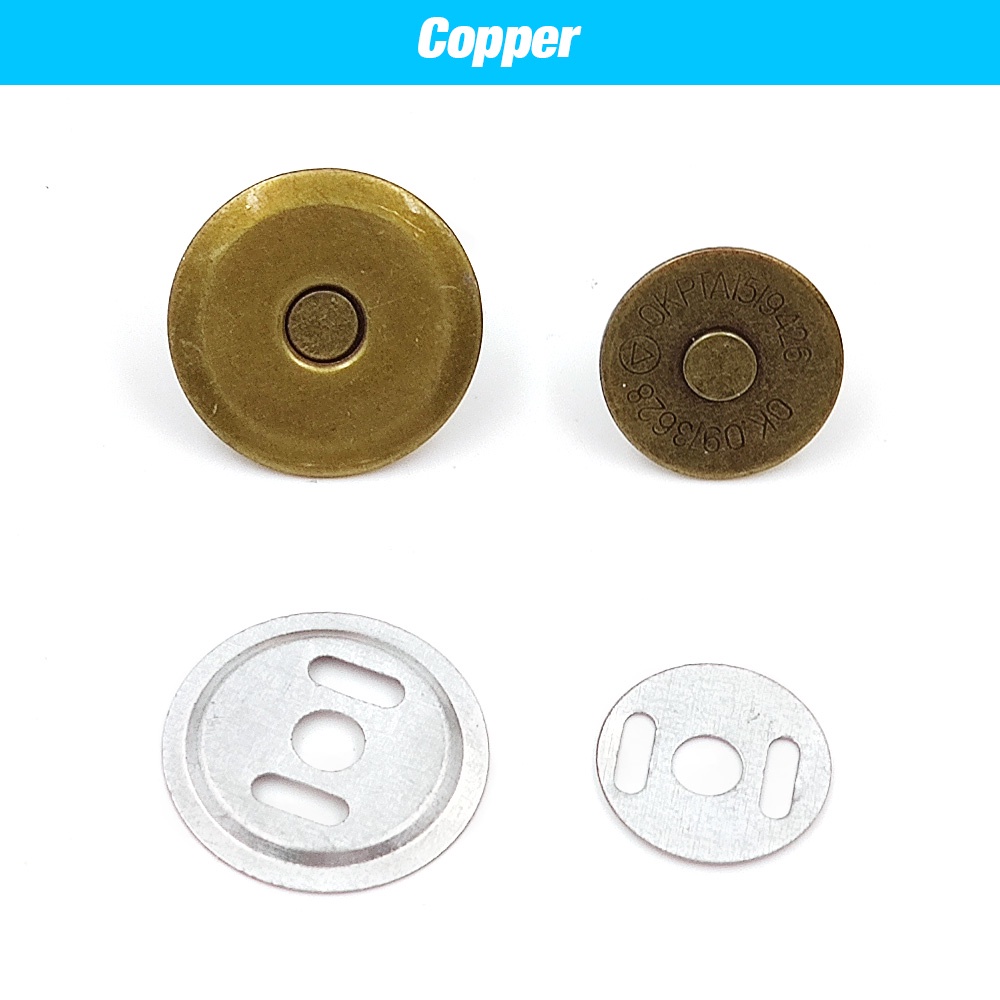 Sets Metal Magnet Butang Magnetic Snap Fasteners Clasps Snaps For