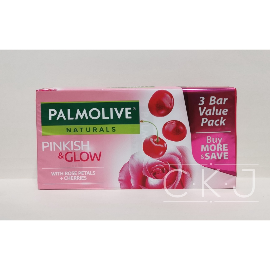 Palmolive Naturals Pinkish Glow Soap 80g 3 Bar VALUE PACK Shopee