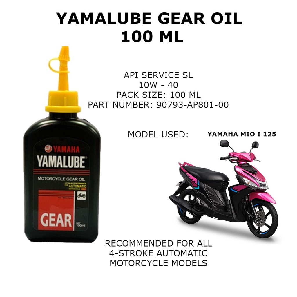 Yamaha Mio I Yamaha Mio I Yamalube Gear Oil Ml Original