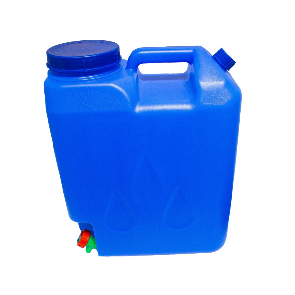 Pe L Water Dispenser Slim Container Jug Blue Gallons Or L