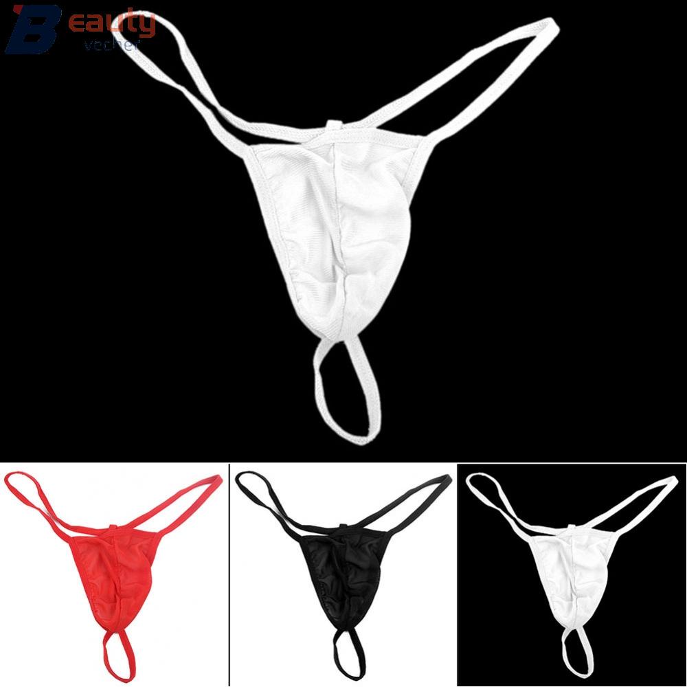 String Bikini Mens Sexy G String Underwear T Back Bulge Pouch Mini