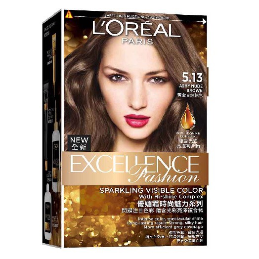 L Oreal Paris Excellence Fashion Hair Color Ashy Nude Brown