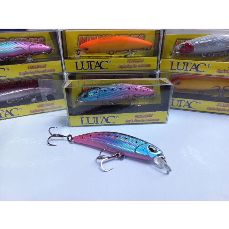 Original Lutac Cm G Raid Series Trout Sniper Sinking Minnow Mm