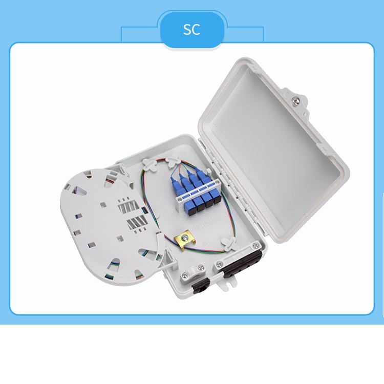 FSC FC LC TTH 4 Core Fiber Optic Termination Box 4 Port Optical Fiber