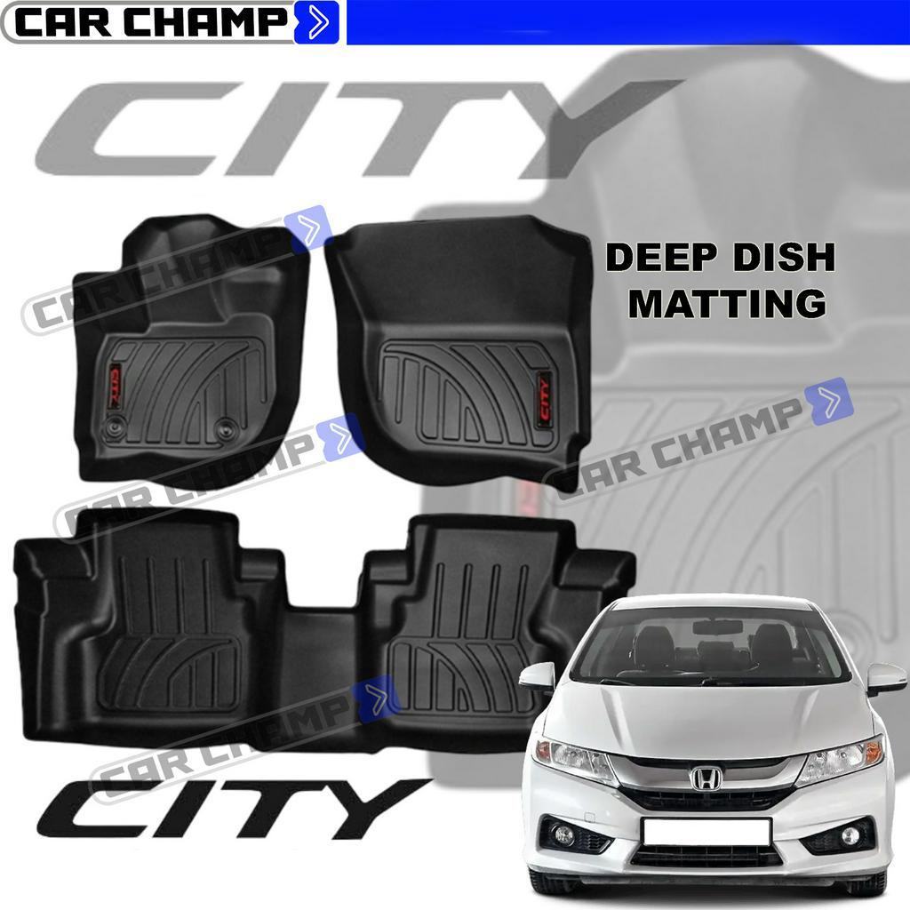 Honda City 2014 To 2020 OEM Deep Dish Matting V1 2015 2016 2017 2018