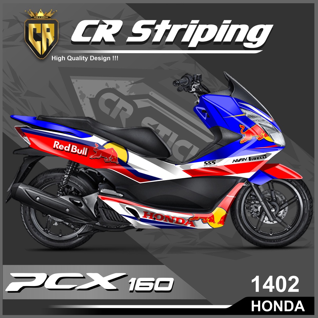 Decal Sticker Honda PCX 160 2021 Fullbody Dekal PCX 160 New Design