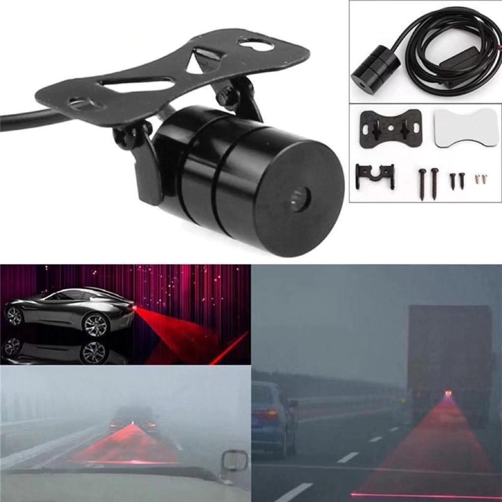 Universal Red Car Laser Led Fog Light Rear Anti Collision Signal