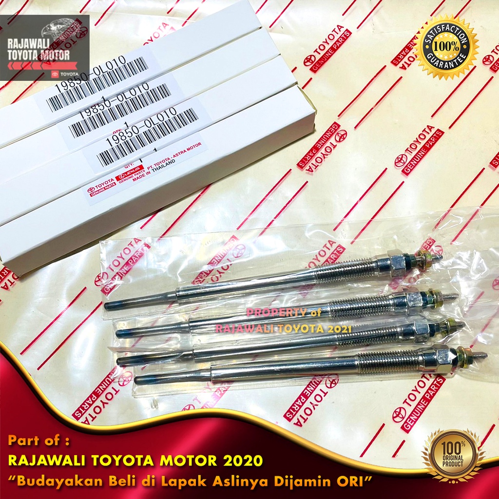 Glow Plug Spark Plug Heater Fortuner Innova Hilux Hiace 2005 2015