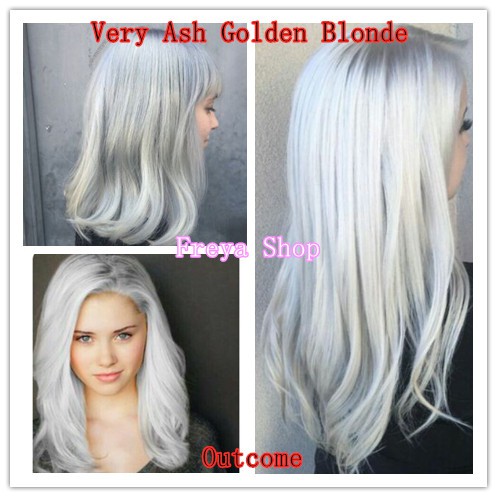 Very Ash Golden Blonde Hair Color With Oxidant 12 88 Bremod Permanent