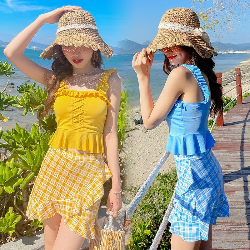 Sexy Korean Fashion Swimwear Women Two Piece Swimsuit Bikini Set