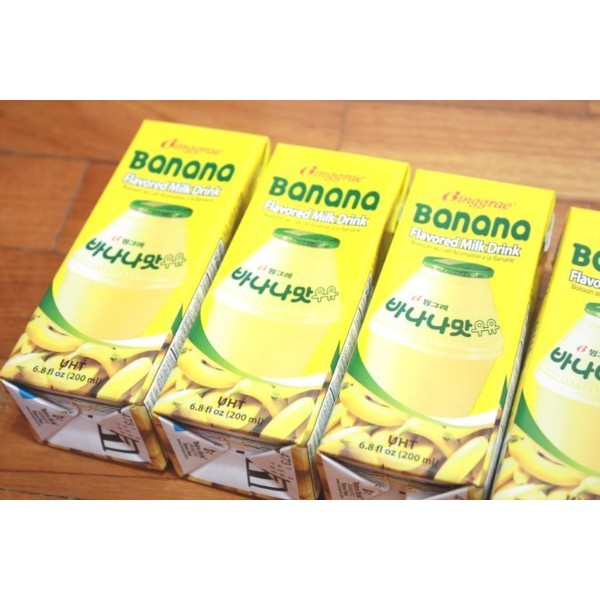 Banana Milk Binggrae Banana Flavored Milk Drink Ml X Pcs Shopee