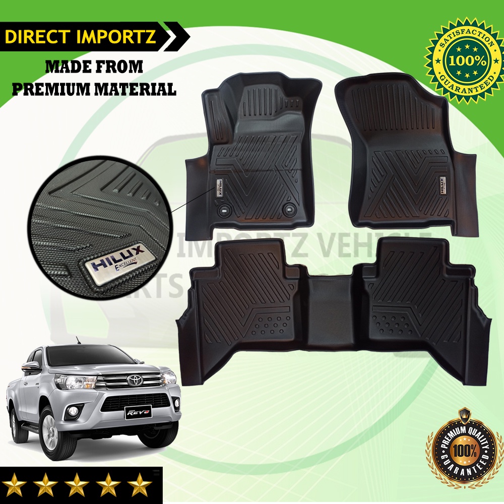 Toyota Hilux Revo Conquest 2016 To 2022 Deep Dish Matting V2