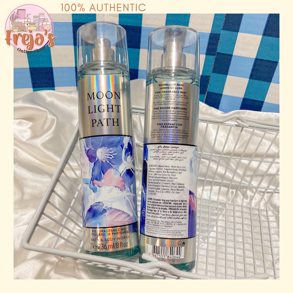 Bath Body Works Moonlight Path Fine Fragrance Mist Lotion Shopee