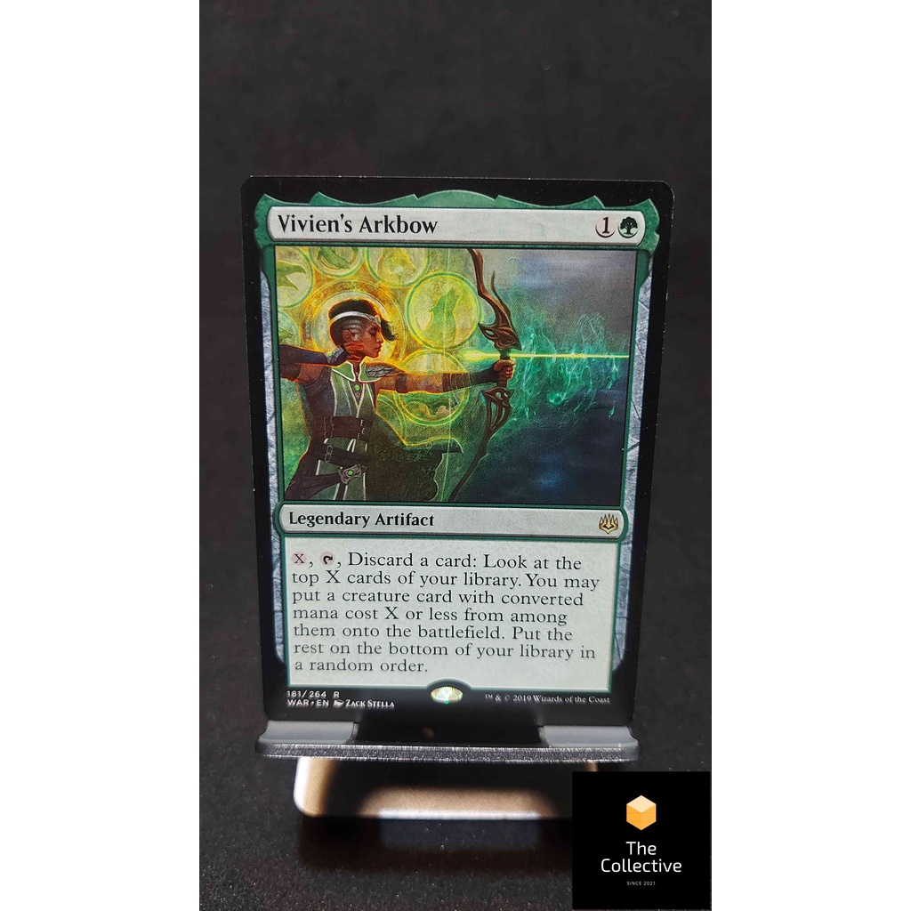 Magic The Gathering MTG Card Game Vivien S Arkbow WAR GREEN