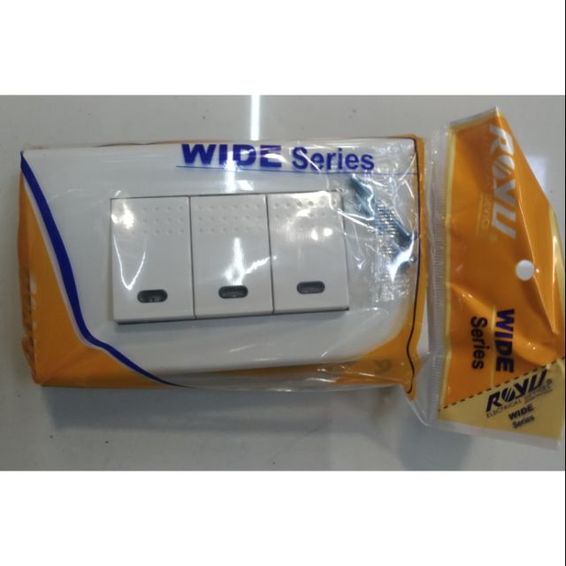 Royu Wide Series Gang Switch With Led Indicator Shopee Philippines