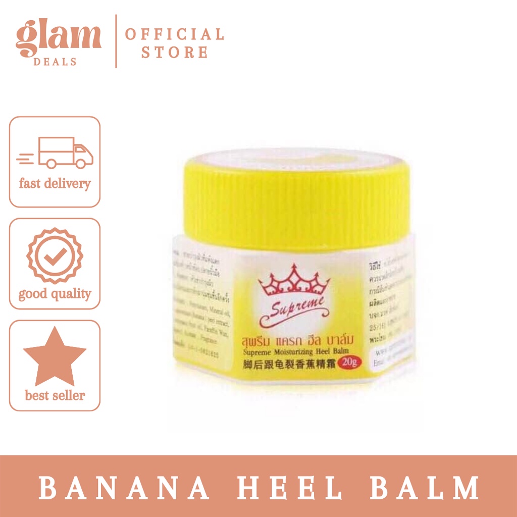 Thailand Supreme Natural Banana Oil Moisturizing Cracked Heel Balm Foot