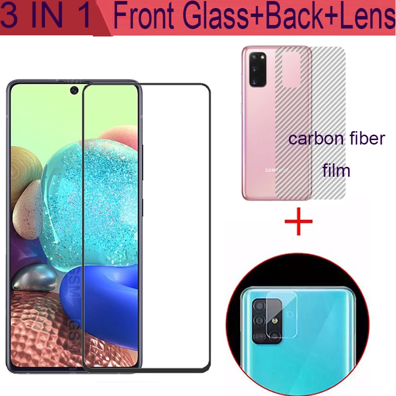 3 In 1 Camera Back Film Tempered Glass For Samsung Galaxy Note 10