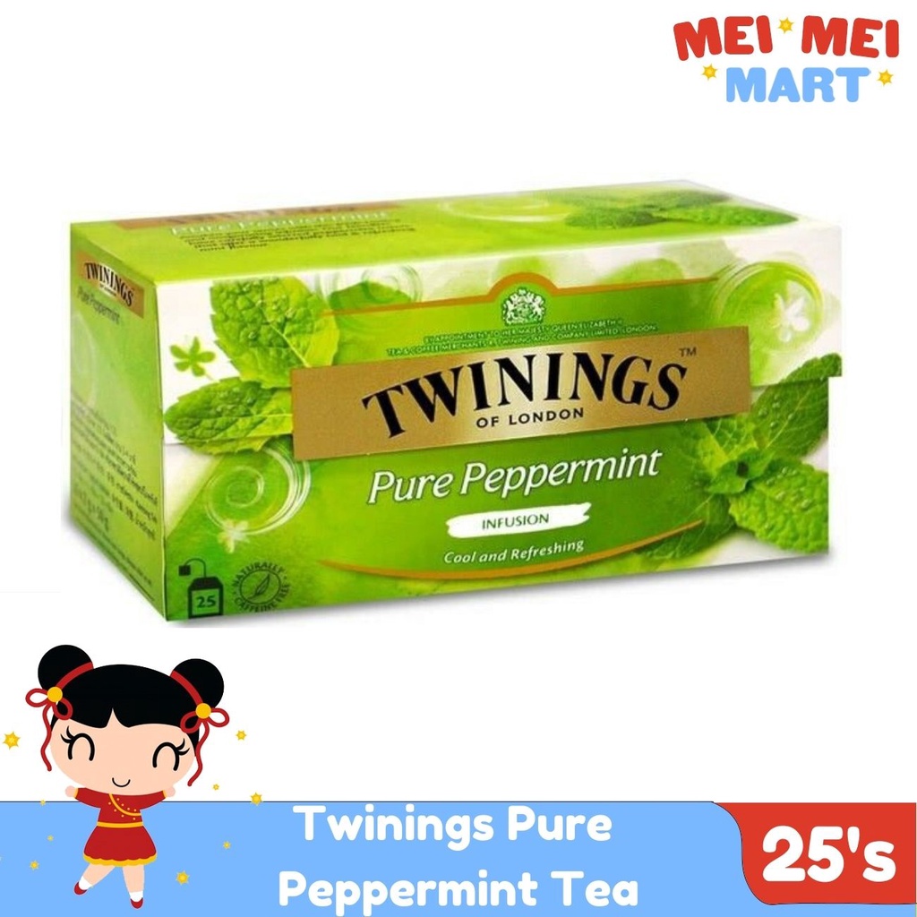 Twinings Pure Peppermint Tea 25 Tea Bags Shopee Philippines