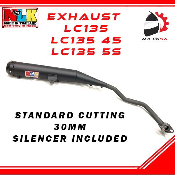 NLK EXHAUST LC135 LC135 4S LC135 5S STANDARD CUTTING 30MM LC