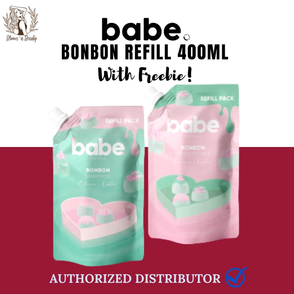 Babe Formula BONBON Shampoo Conditioner Refill Pack 400ml Babe