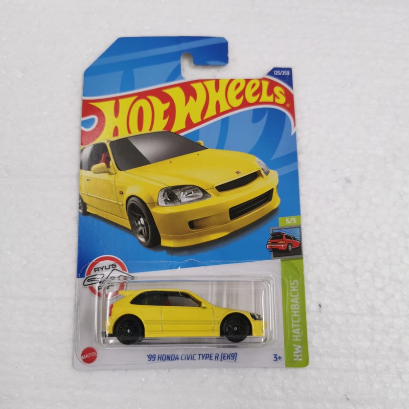Hot Wheels HW 99 Honda Civic Type R EK9 Yellow F22 Shopee Philippines