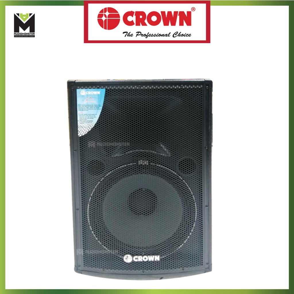 Crown Bf A W Inch Woofer X Inch Tweeter Amplified Baffle