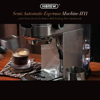 HiBREW 20Bar Espresso Coffee Machine Inox Case Semi Automatic ESE Pod