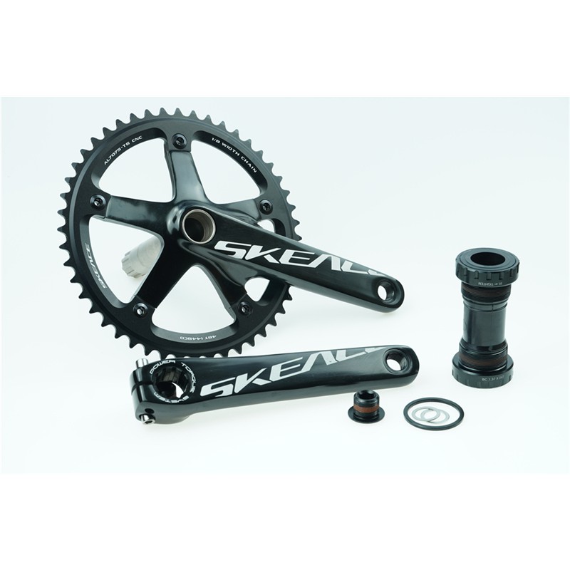 Skeace Alumniun Alloy Crankset Fixed Gear Crank T Mm Bcd Single