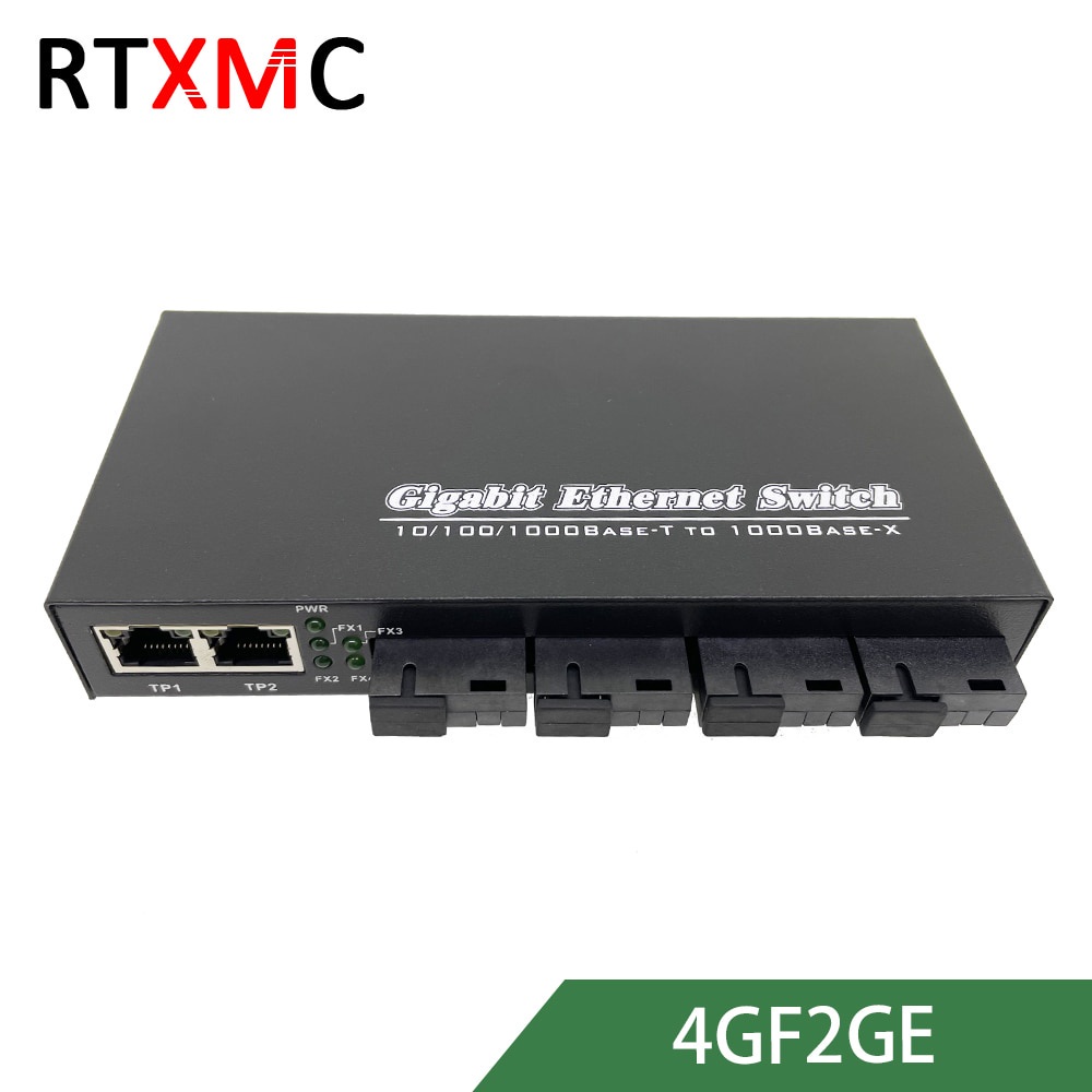 M Gigabit Ethernet Switch Fiber Optical Media Converter