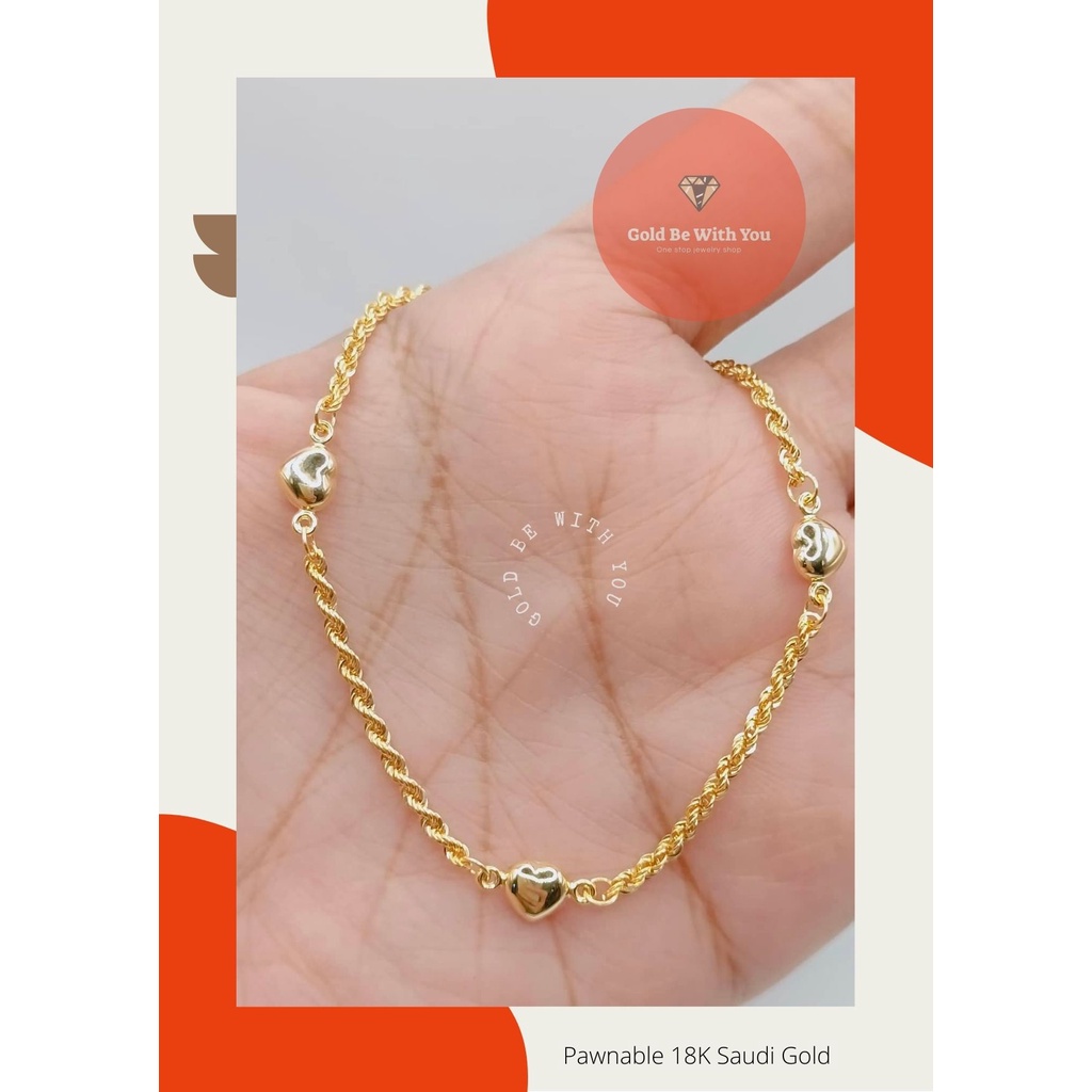 Pawnable K Saudi Gold Eve Bracelet Shopee Philippines