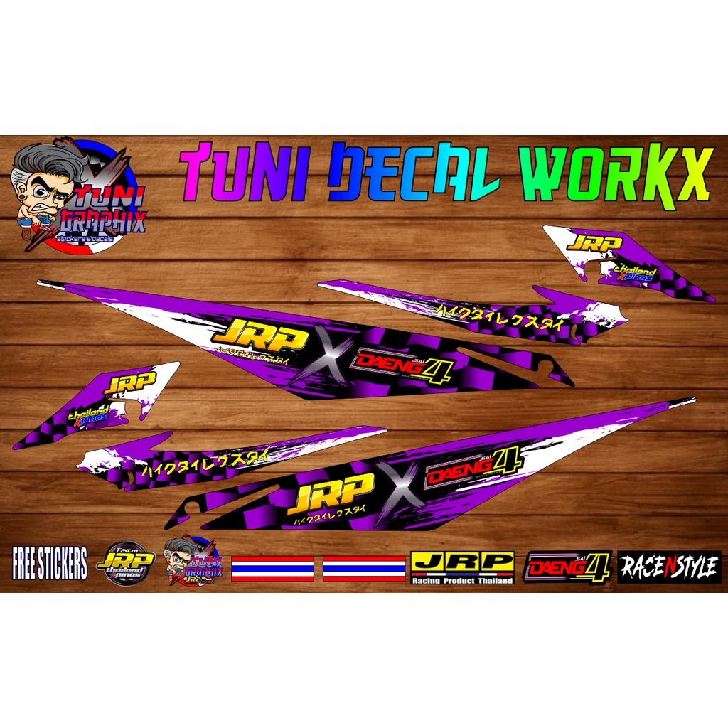 RAIDER 150 REBORN JRP X DAENG DECALS V2 W Freebies Shopee Philippines