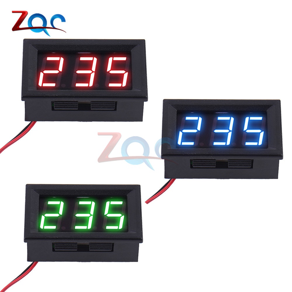 Ac V Mini Led Display Digital Voltmeter Voltage Meter Volt