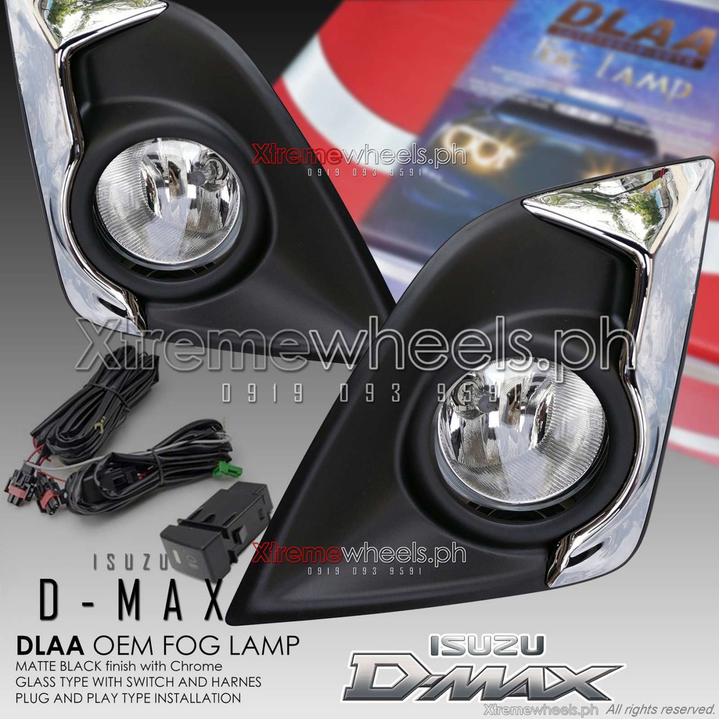 Isuzu Dmax Dlaa Genuine H V W Fog Lamp With Wiring