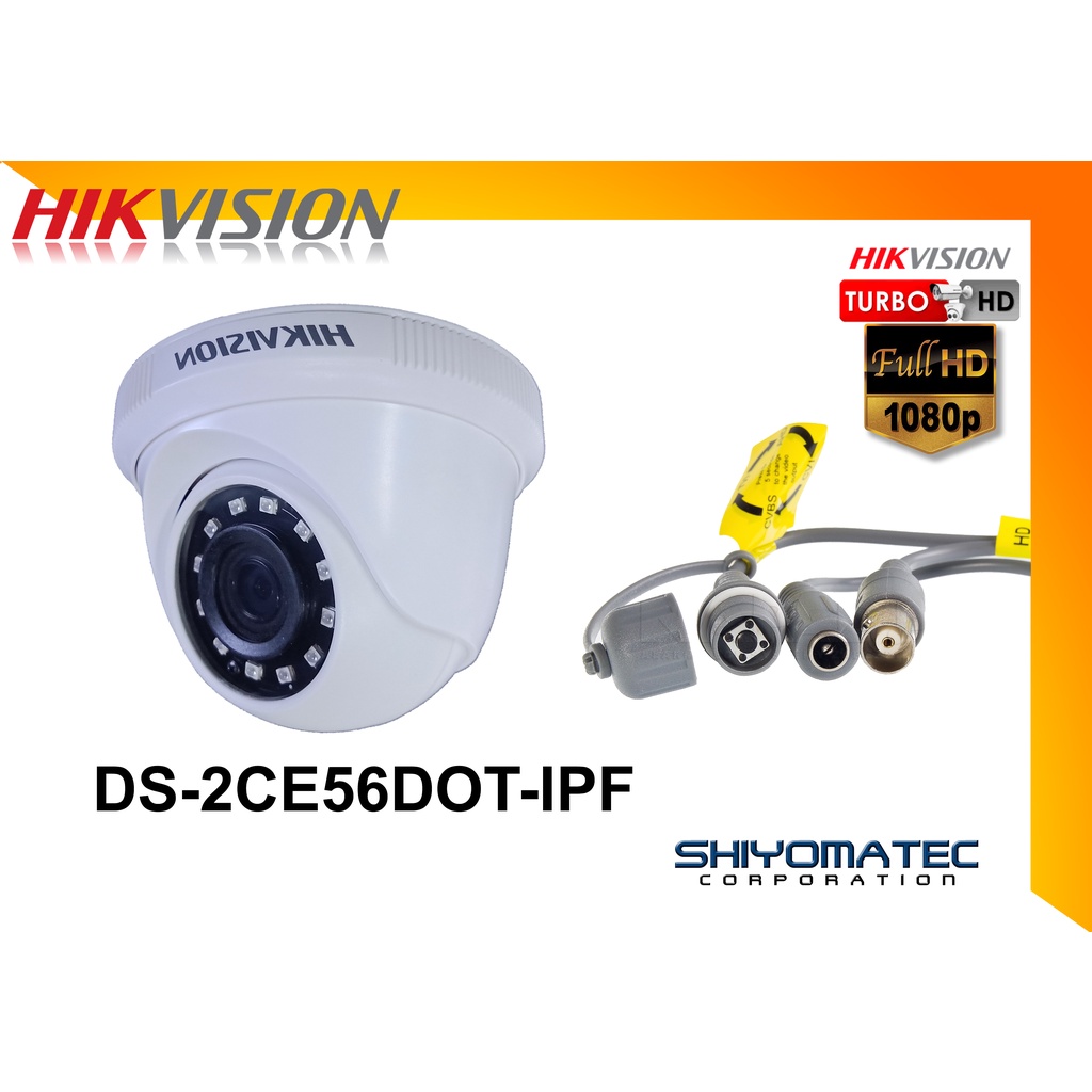 HIKVISION TURBO HD 2MP 1080P Dome Camera DS 2CE56D0T IPF DS 2CE76D0T