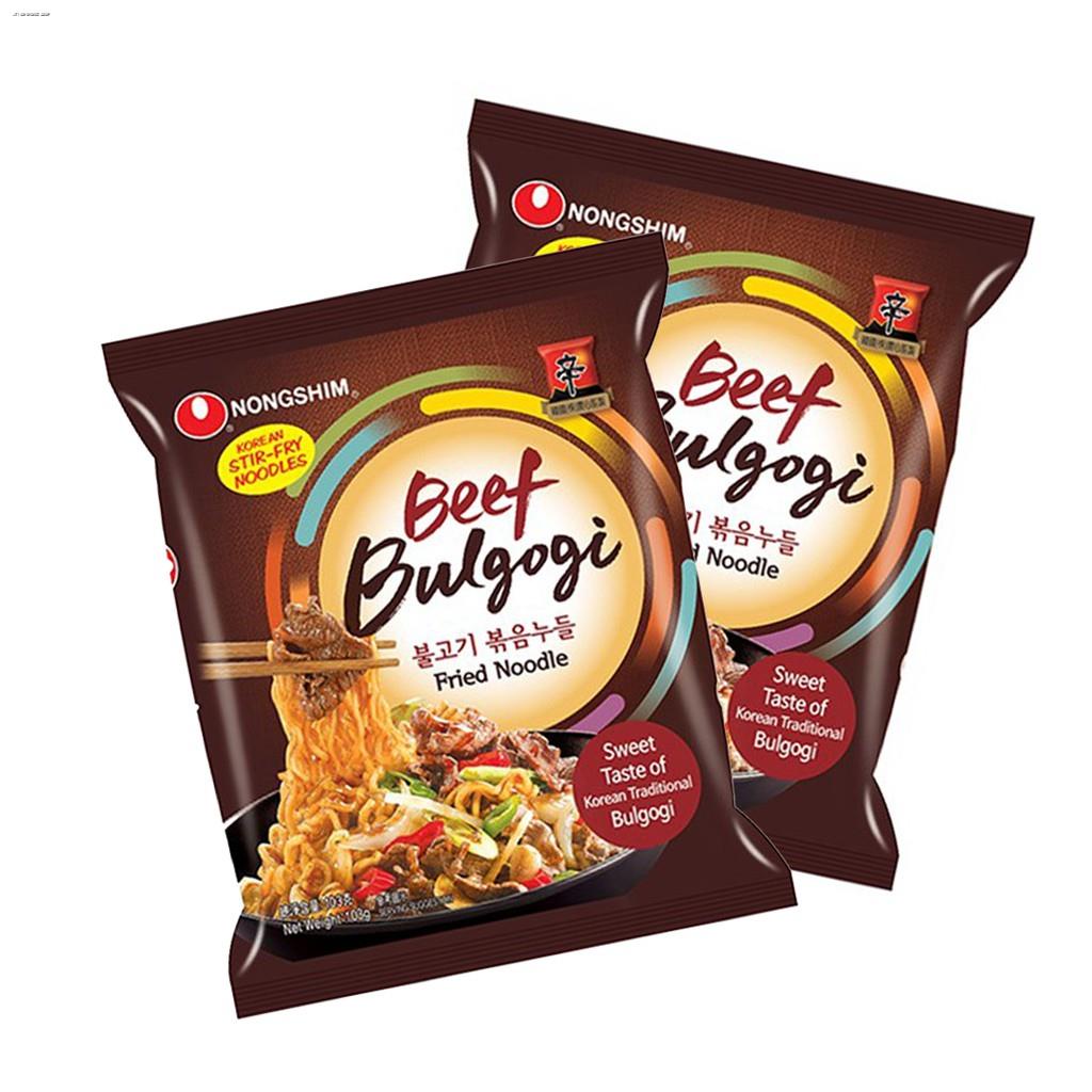 Instant CakeHand Pulled NoodleNONGSHIM Beef Bulgogi Fried Noodles 103g