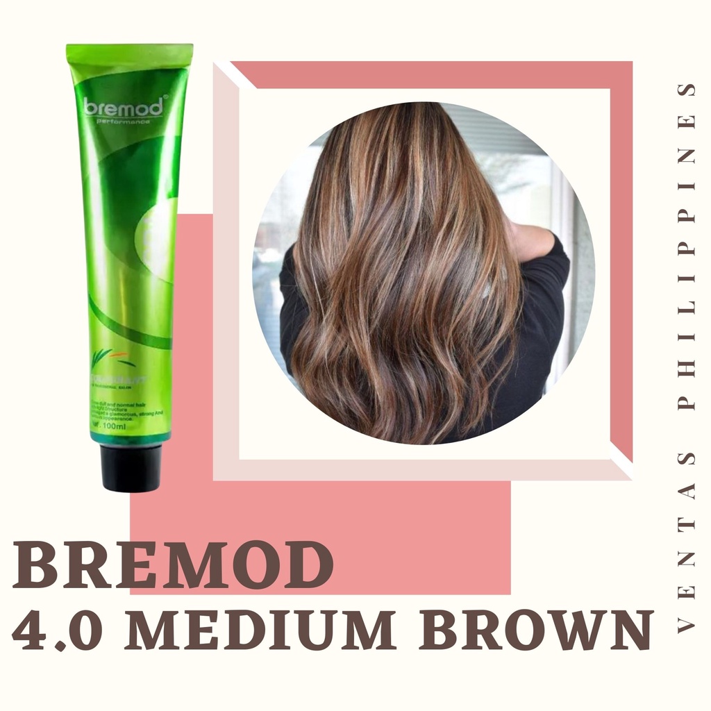 Bremod Performance Hair Color Medium Brown Shopee Philippines